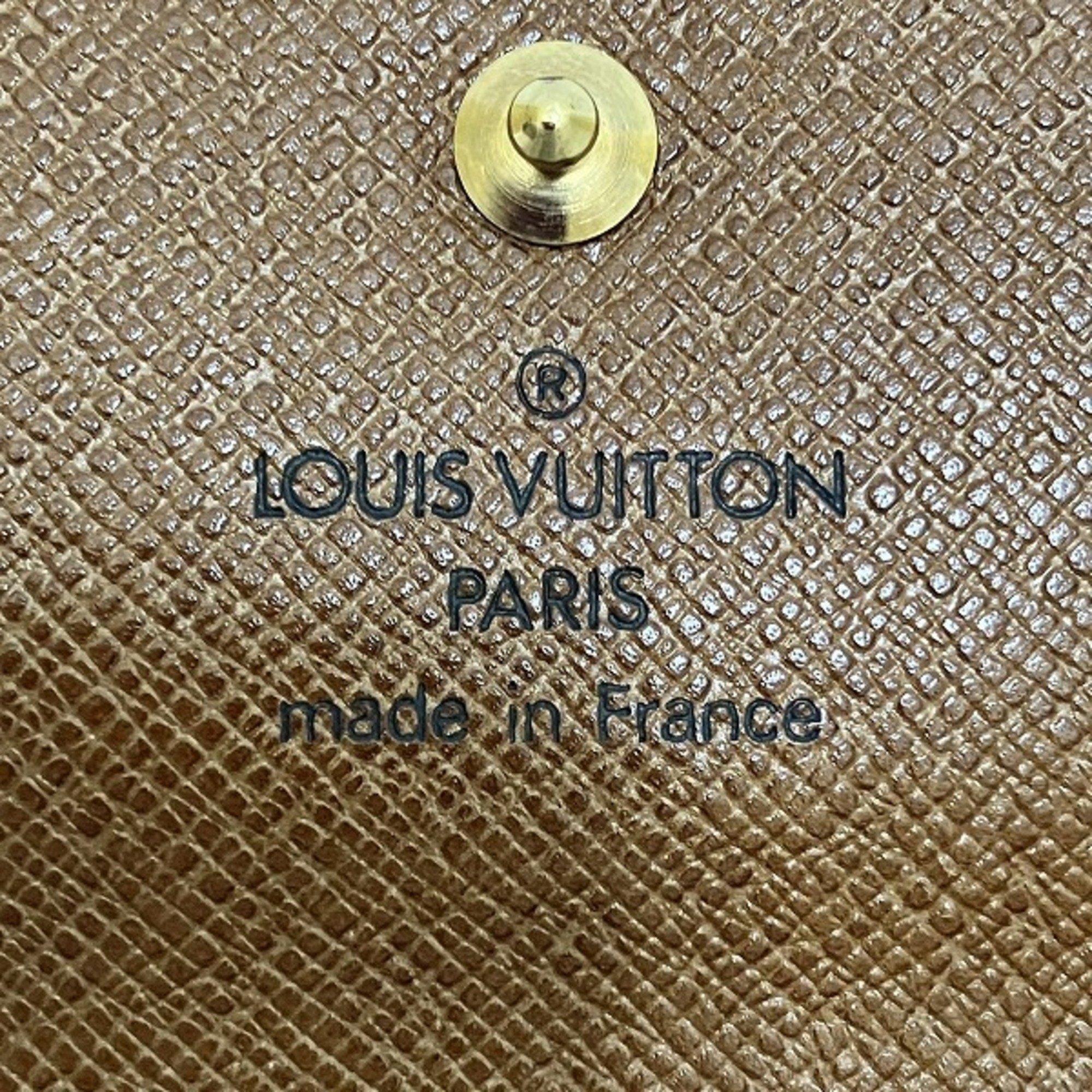 Louis Vuitton Monogram Portemonnay Bi-fold Wallet M61652 W for Men and Women