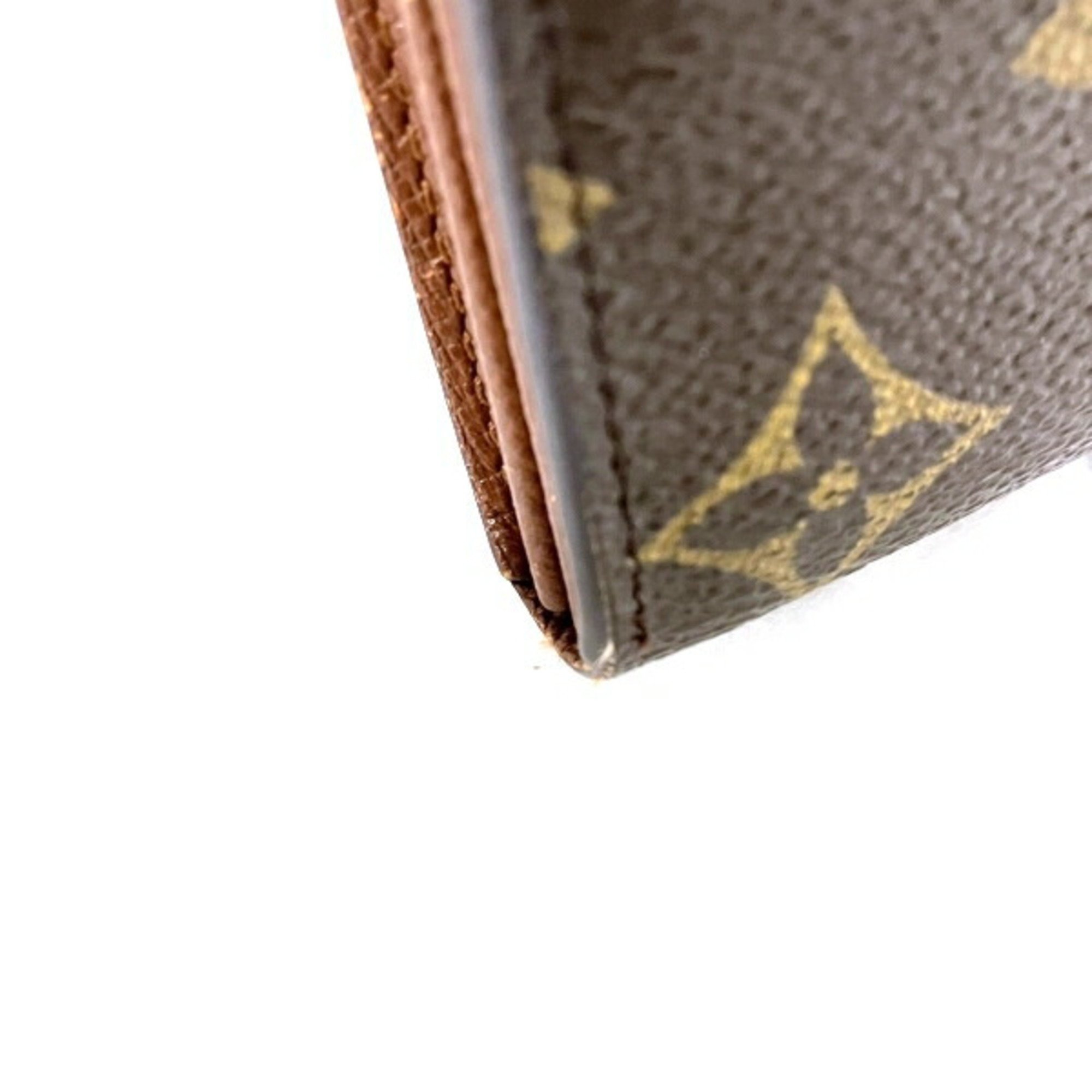 Louis Vuitton Monogram Pochette Portemonnay Credit M61725 Long Wallet Bi-fold Men's Women's