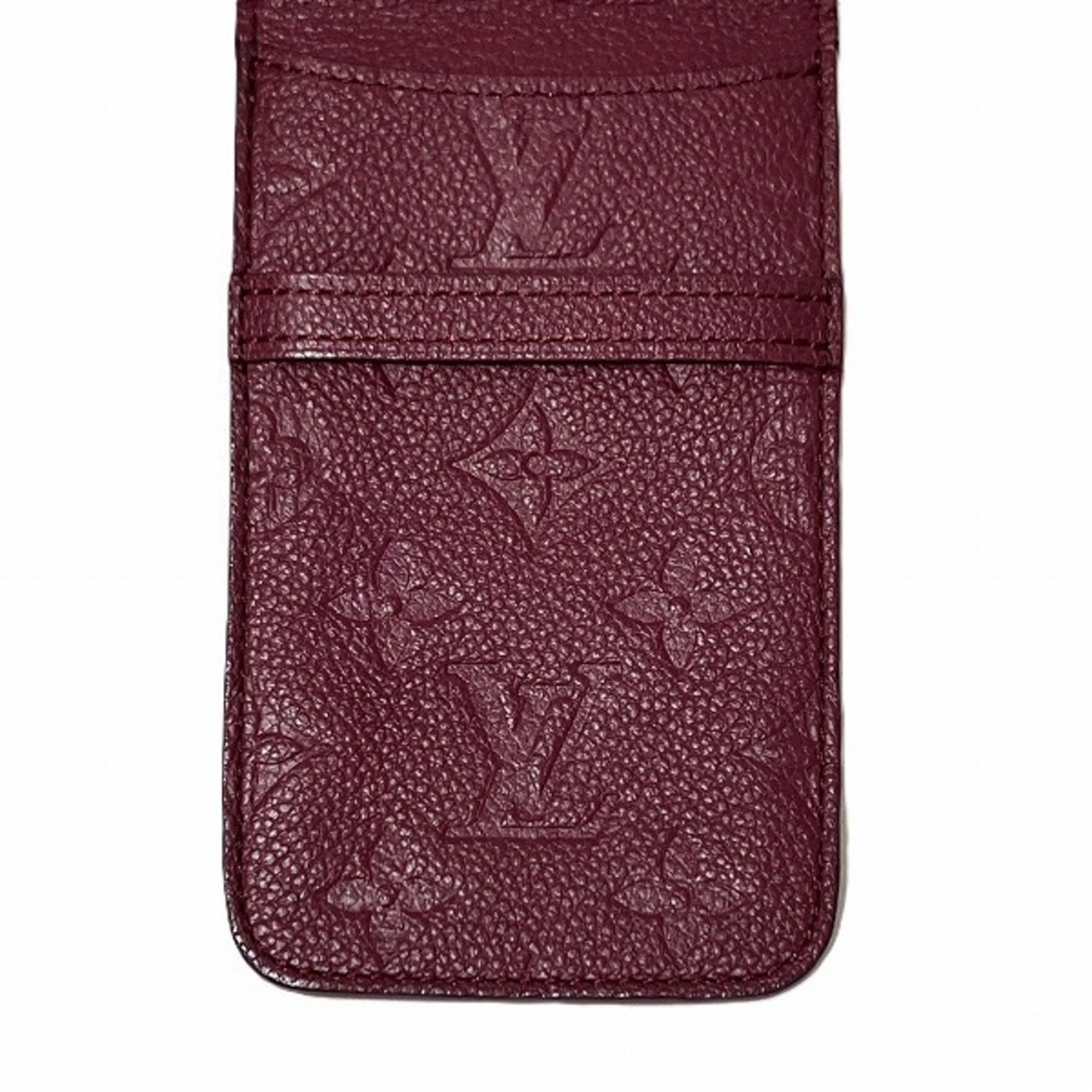 Louis Vuitton Monogram Empreinte Aurore M60375 Accessories Smartphone Cases Women's Bags