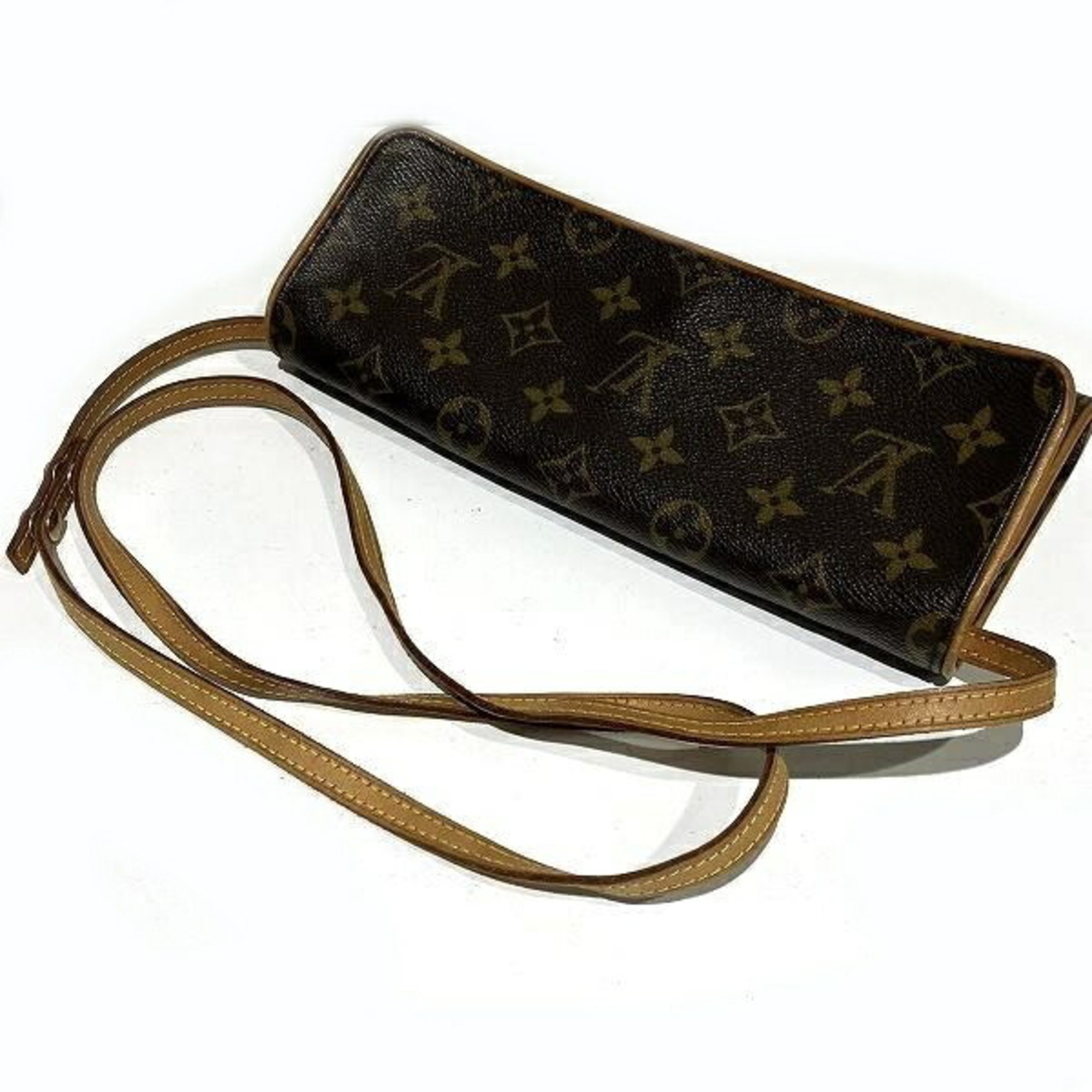 Louis Vuitton Monogram Pochette Twin GM M51852 Bag Shoulder Women's