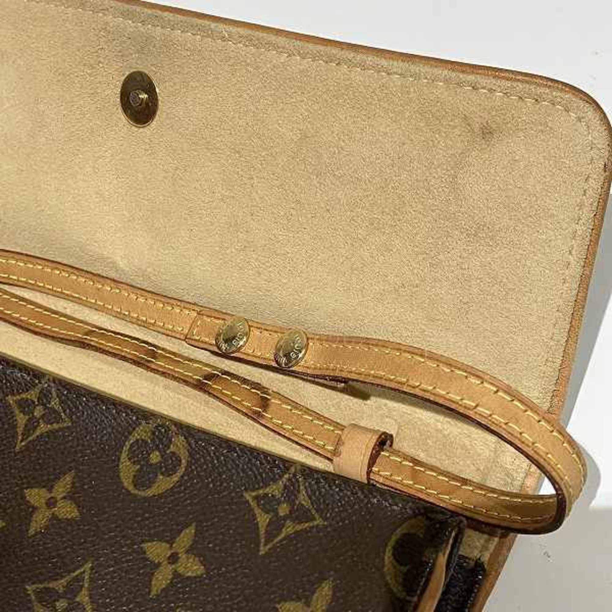 Louis Vuitton Monogram Pochette Twin GM M51852 Bag Shoulder Women's