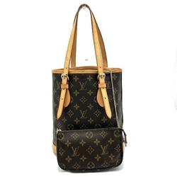 Louis Vuitton Monogram Petit Bucket M42238 Bag Tote Women's