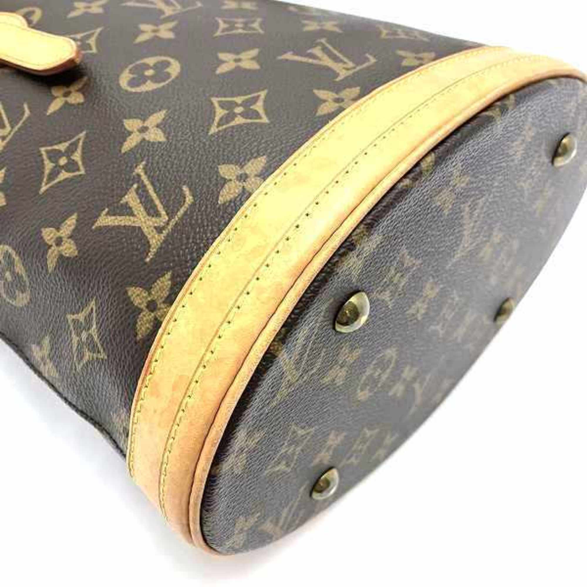 Louis Vuitton Monogram Petit Bucket M42238 Bag Tote Women's