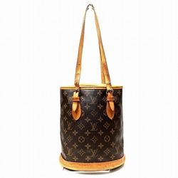 Louis Vuitton Monogram Petit Bucket M42238 Bag Shoulder Tote Women's