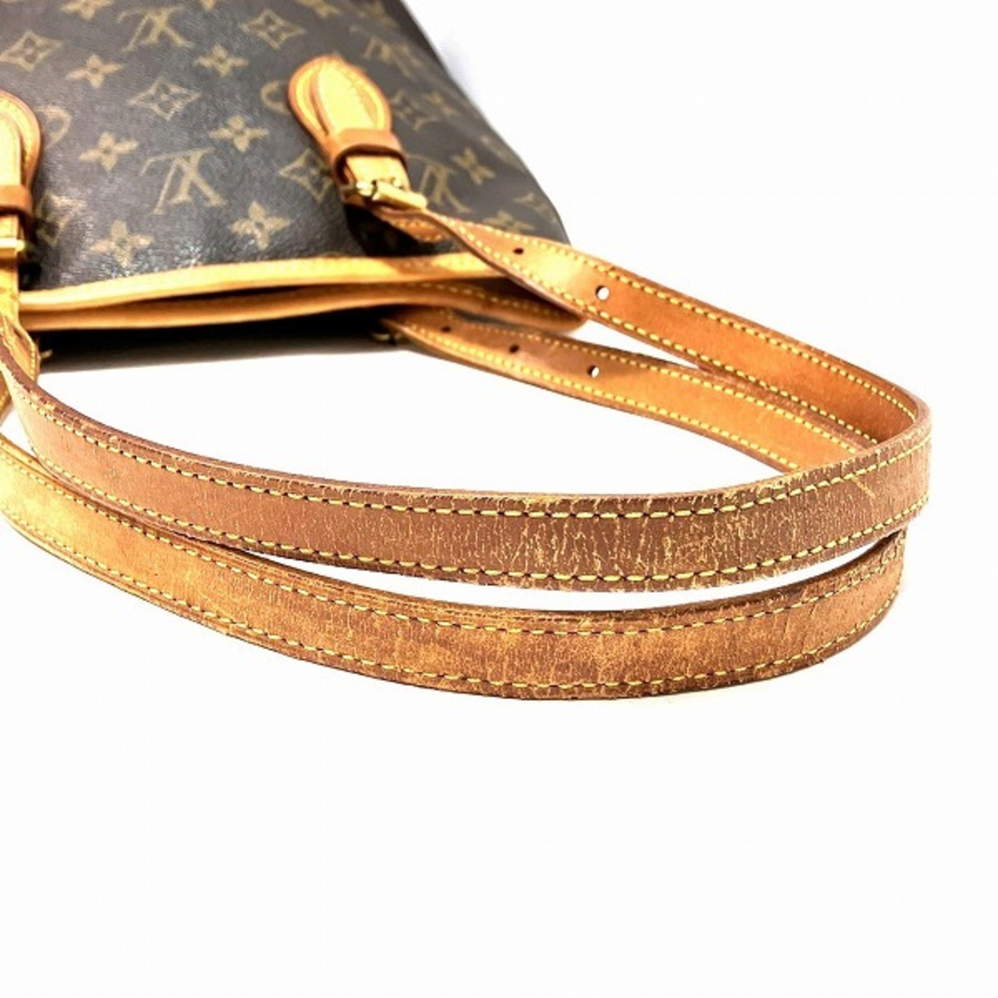 Louis Vuitton Monogram Petit Bucket M42238 Bag Shoulder Tote Women's