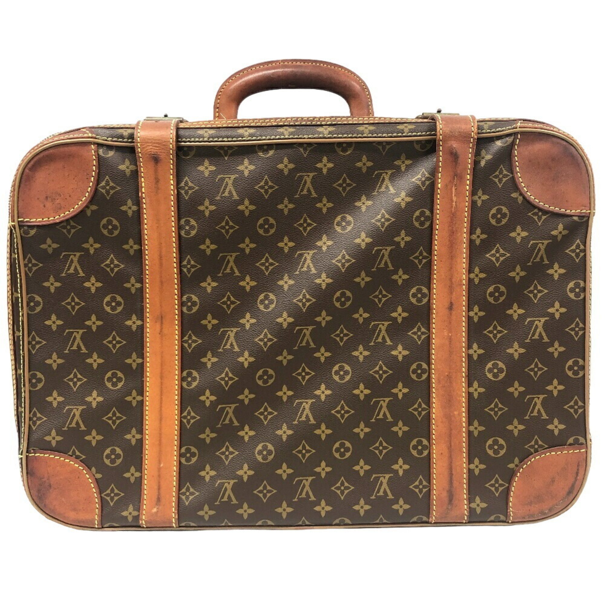 LOUIS VUITTON M23236 Stratos 60 Poigner Trunk Case Monogram Brown Unisex