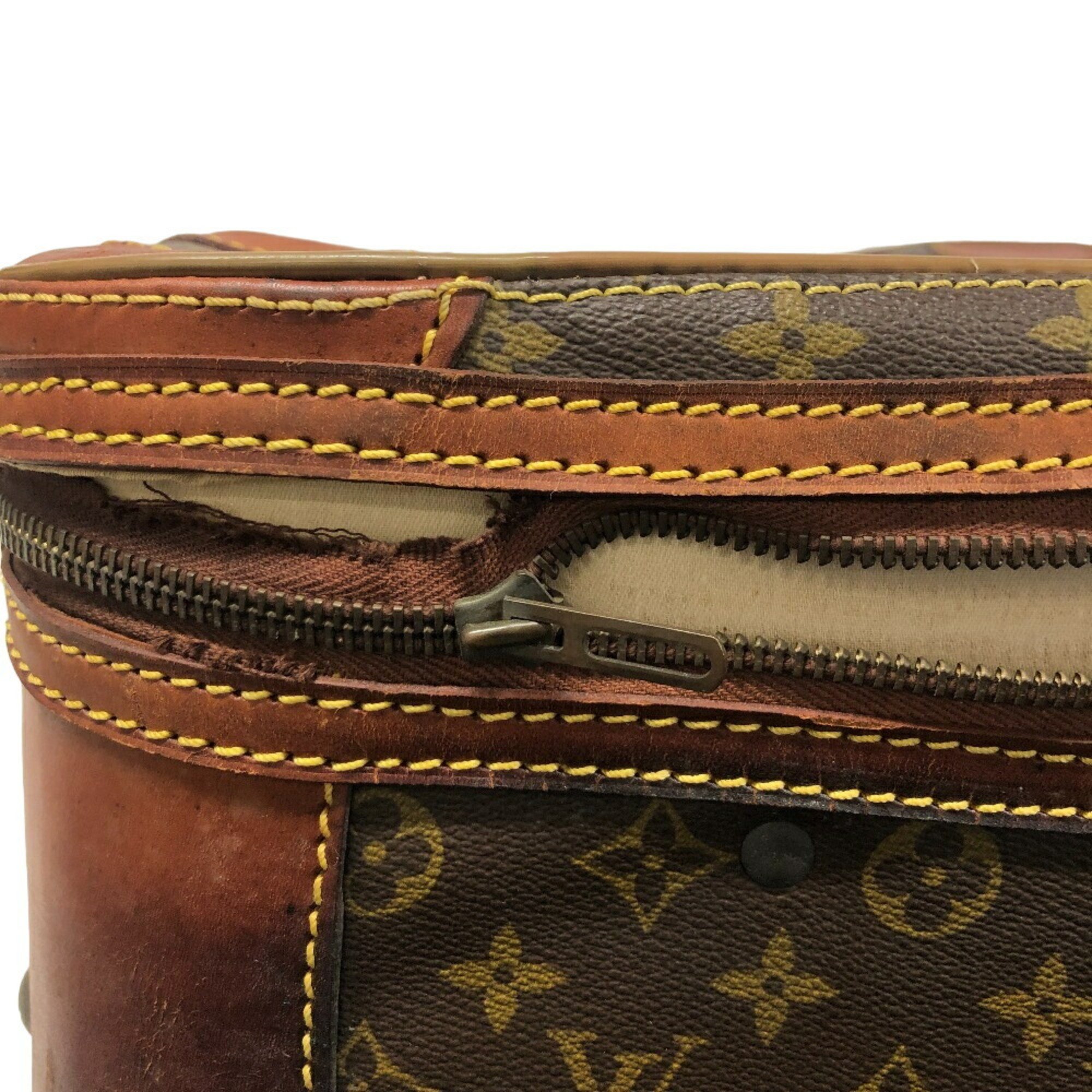 LOUIS VUITTON M23236 Stratos 60 Poigner Trunk Case Monogram Brown Unisex