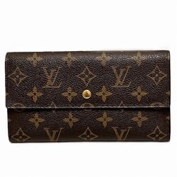 Louis Vuitton Monogram Portefeuille International M61217 Long Wallet Tri-fold for Men and Women