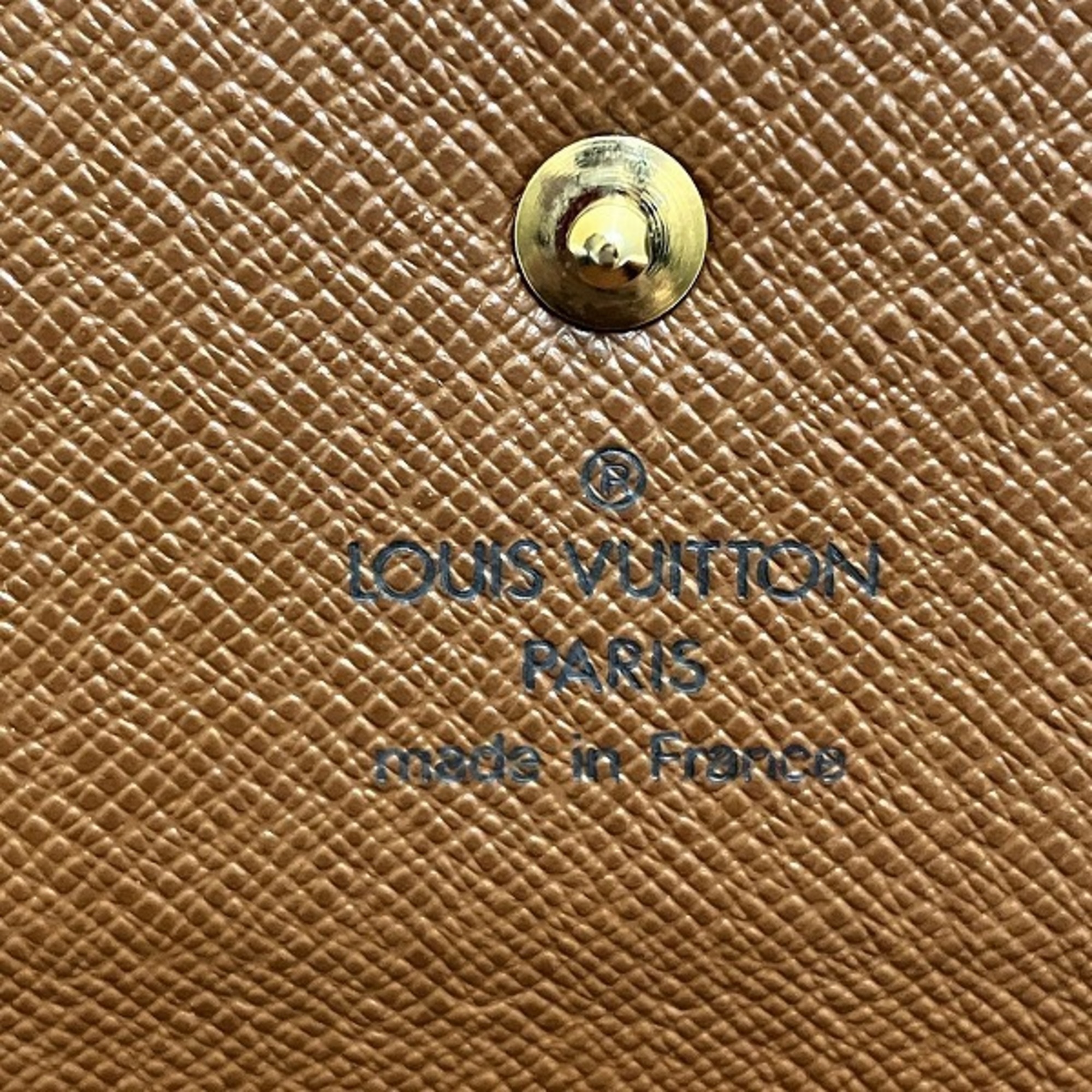 Louis Vuitton Monogram Portefeuille International M61217 Long Wallet Tri-fold for Men and Women