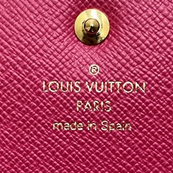 Louis Vuitton Monogram Portefeuille Emily Flower M64202 Rose Ballerine Long Wallet Bi-fold for Women