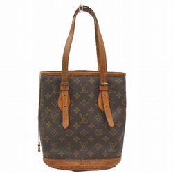 Louis Vuitton Monogram Petit Bucket M42238 Bag Tote Women's