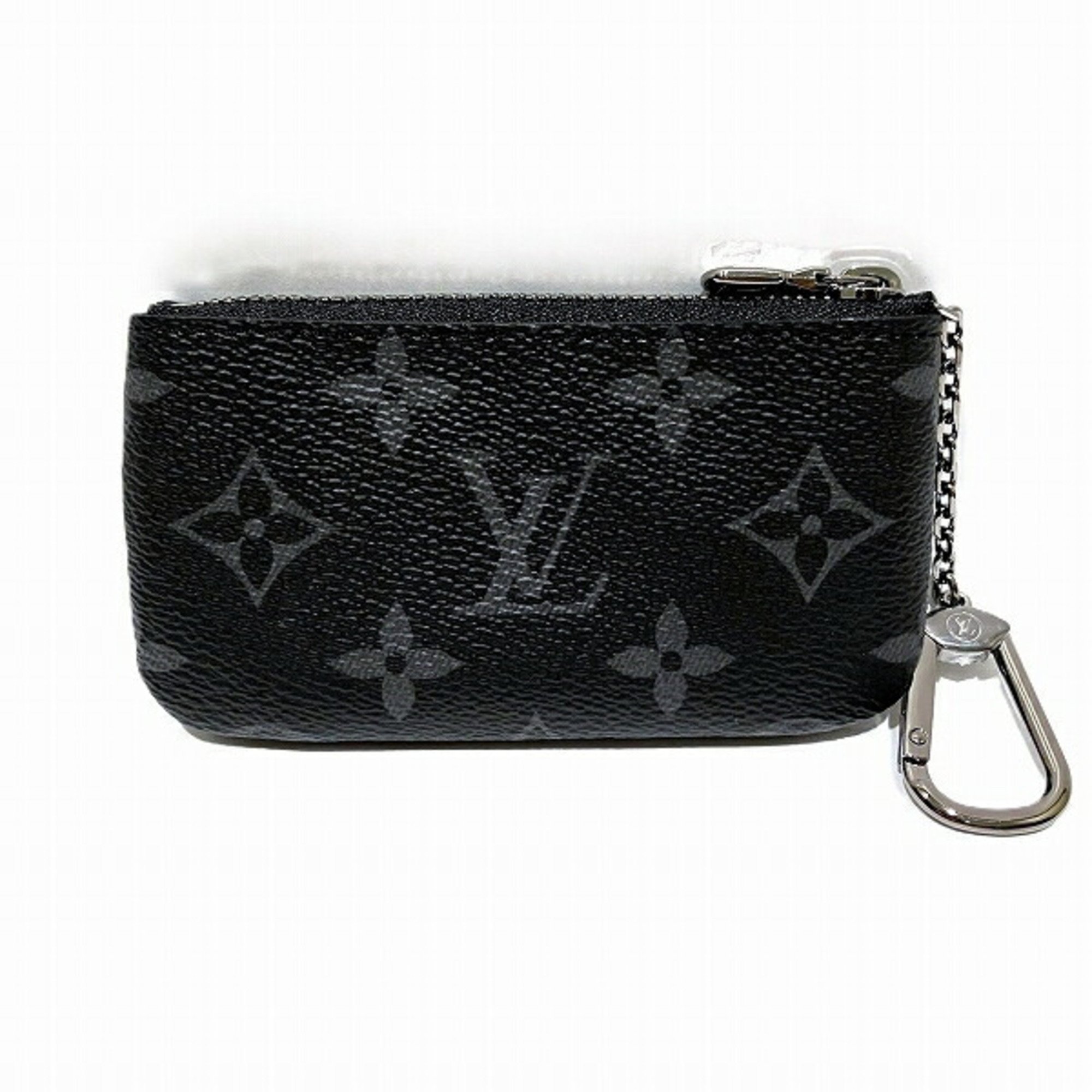 Louis Vuitton Monogram Eclipse Pochette Cle M80905 Accessories Wallets/Coin Cases Key Men's Women's Products