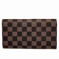 Louis Vuitton Damier Portefeuille Sarah N61734 Long Wallet Bi-fold Men's Women's