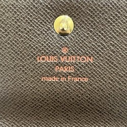 Louis Vuitton Damier Portefeuille Elise N61654 W Tri-fold Wallet for Women