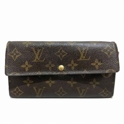 Louis Vuitton Monogram Pochette Portemonnay Credit M61725 Long Wallet Bi-fold Men's Women's