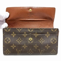 Louis Vuitton Monogram Pochette Portemonnay Credit M61725 Long Wallet Bi-fold Men's Women's