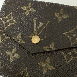 Louis Vuitton Monogram Porte Monnaie M61660 W Wallet Tri-fold for Men and Women