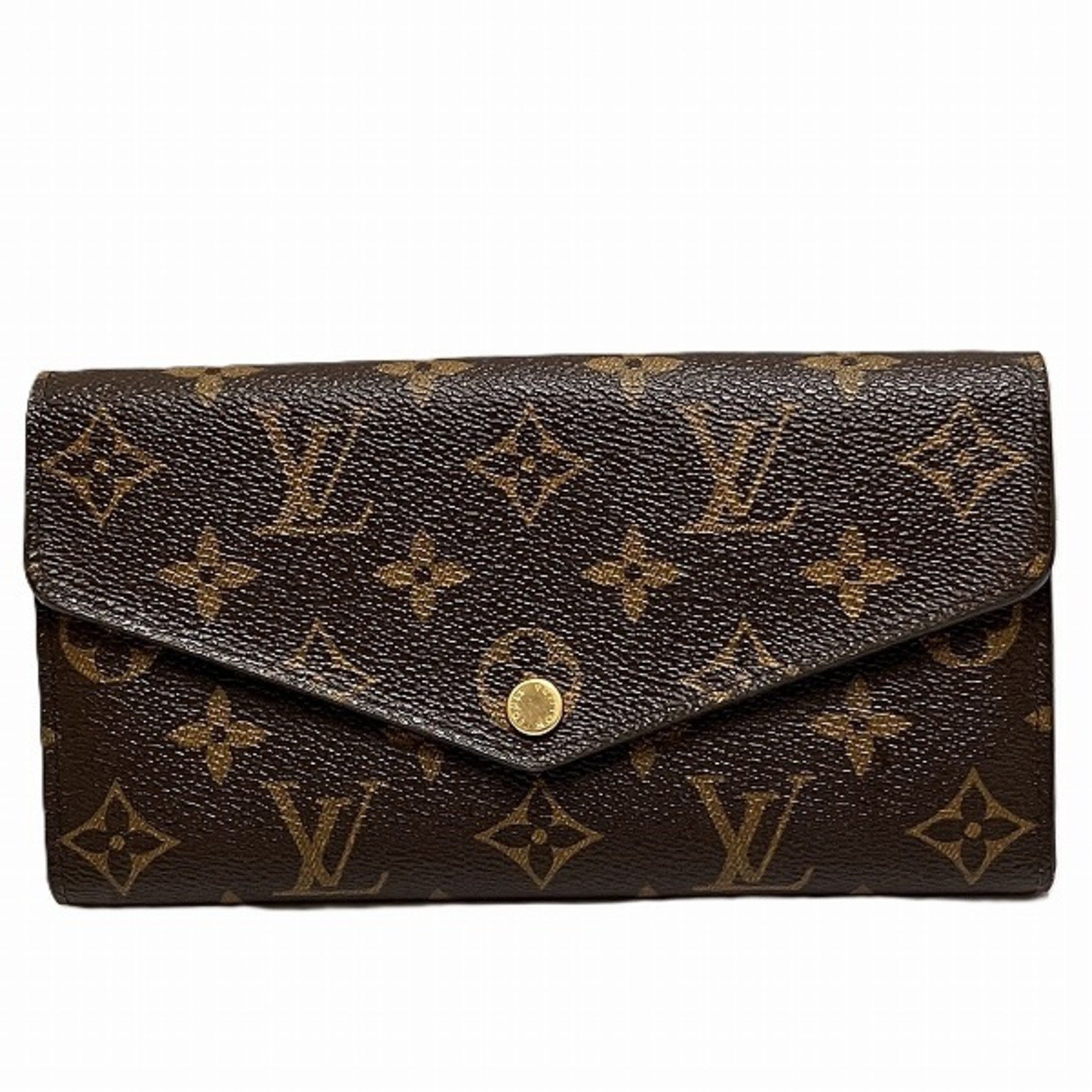 Louis Vuitton Monogram Portefeuille Sarah M60531 Long Wallet Bi-fold Men's Women's