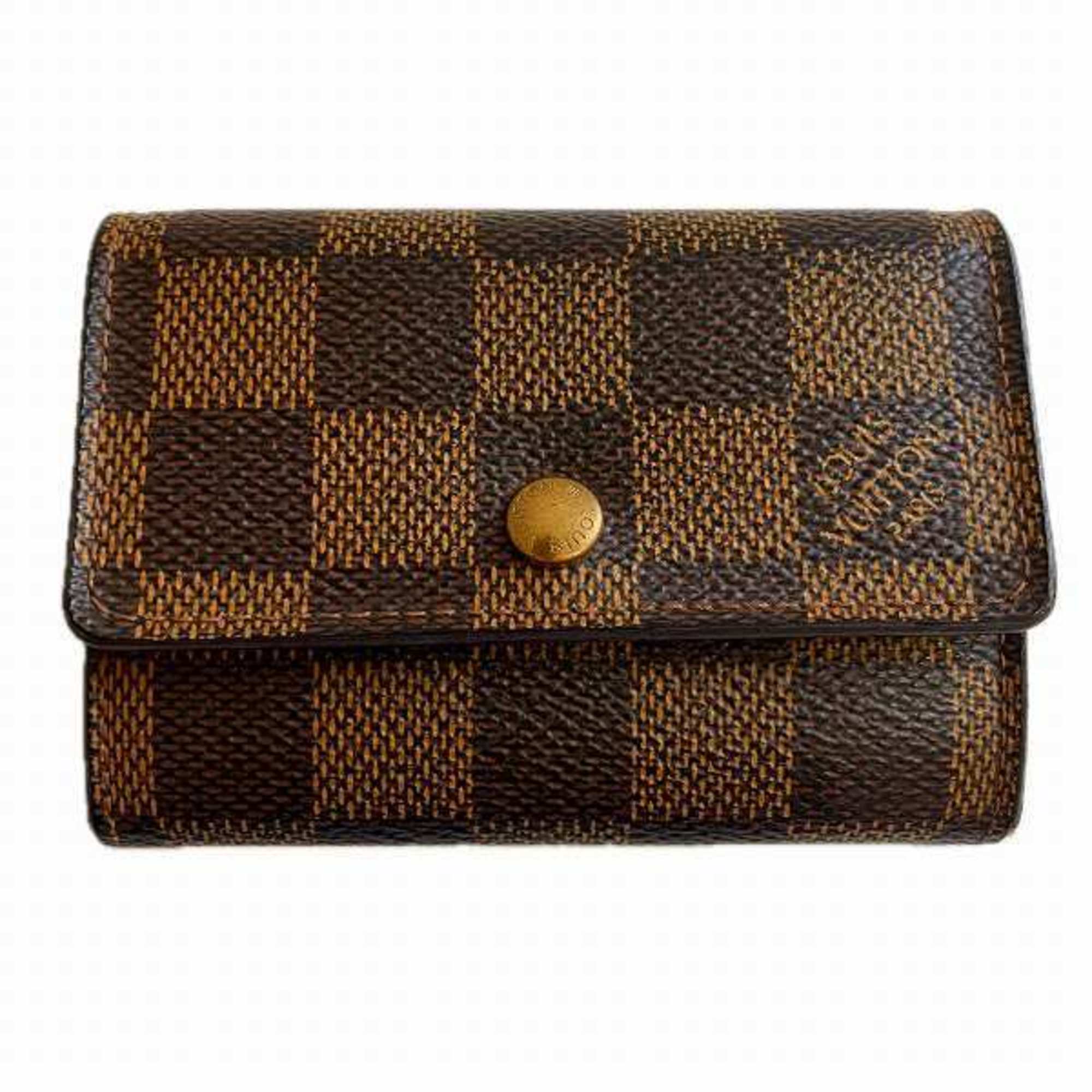 Louis Vuitton Damier Porto Monnaie Plat N61930 Wallet Wallet/Coin Case Men's Women's