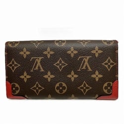 Louis Vuitton Monogram Portefeuille Sarah Retiro M61184 Long Wallet Bi-fold for Women