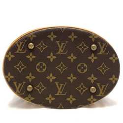 Louis Vuitton Monogram Bucket PM M42238 Petit Bag Tote Shoulder Women's