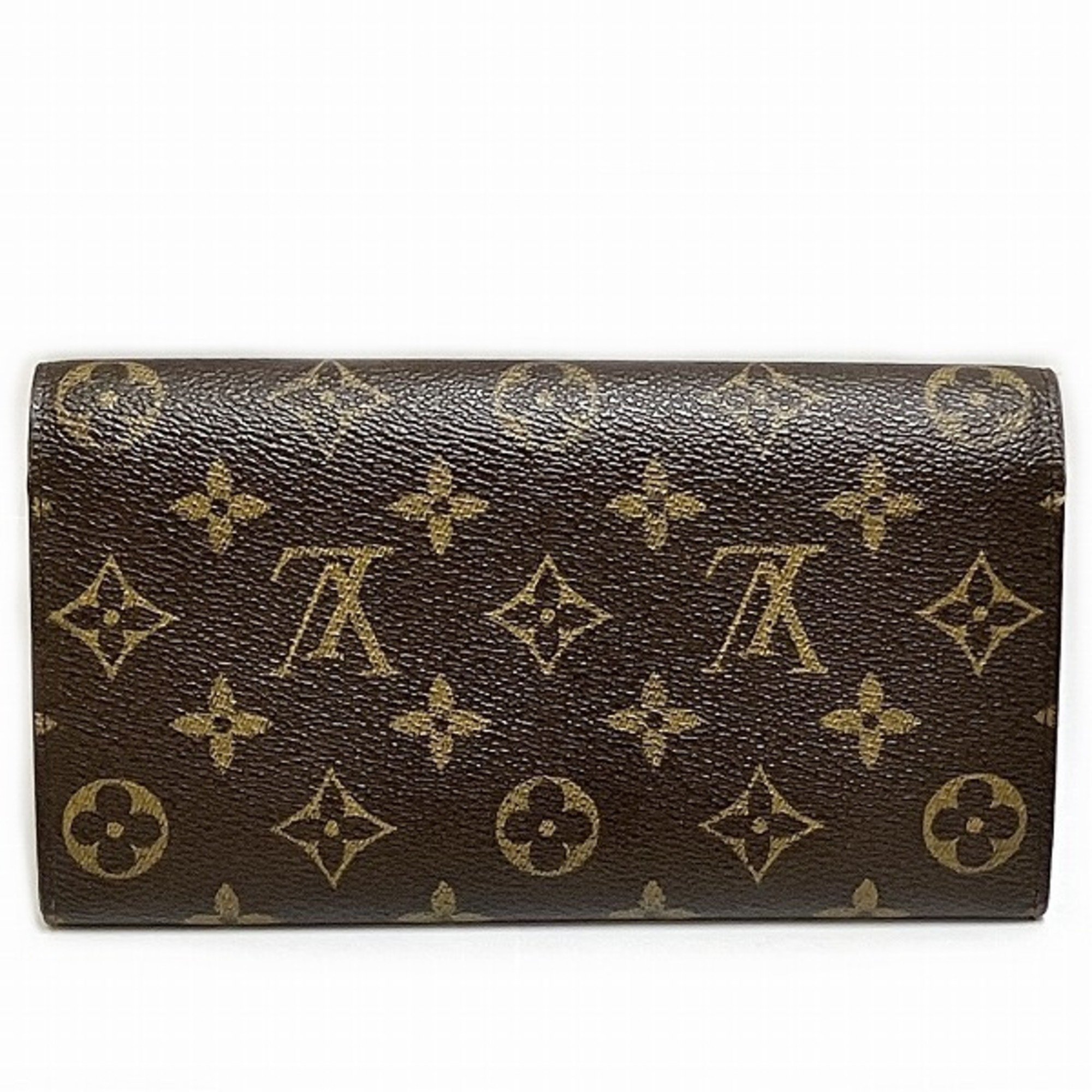 Louis Vuitton Monogram Pochette Portemonnay Credit M61725 Long Wallet Bi-fold Men's Women's