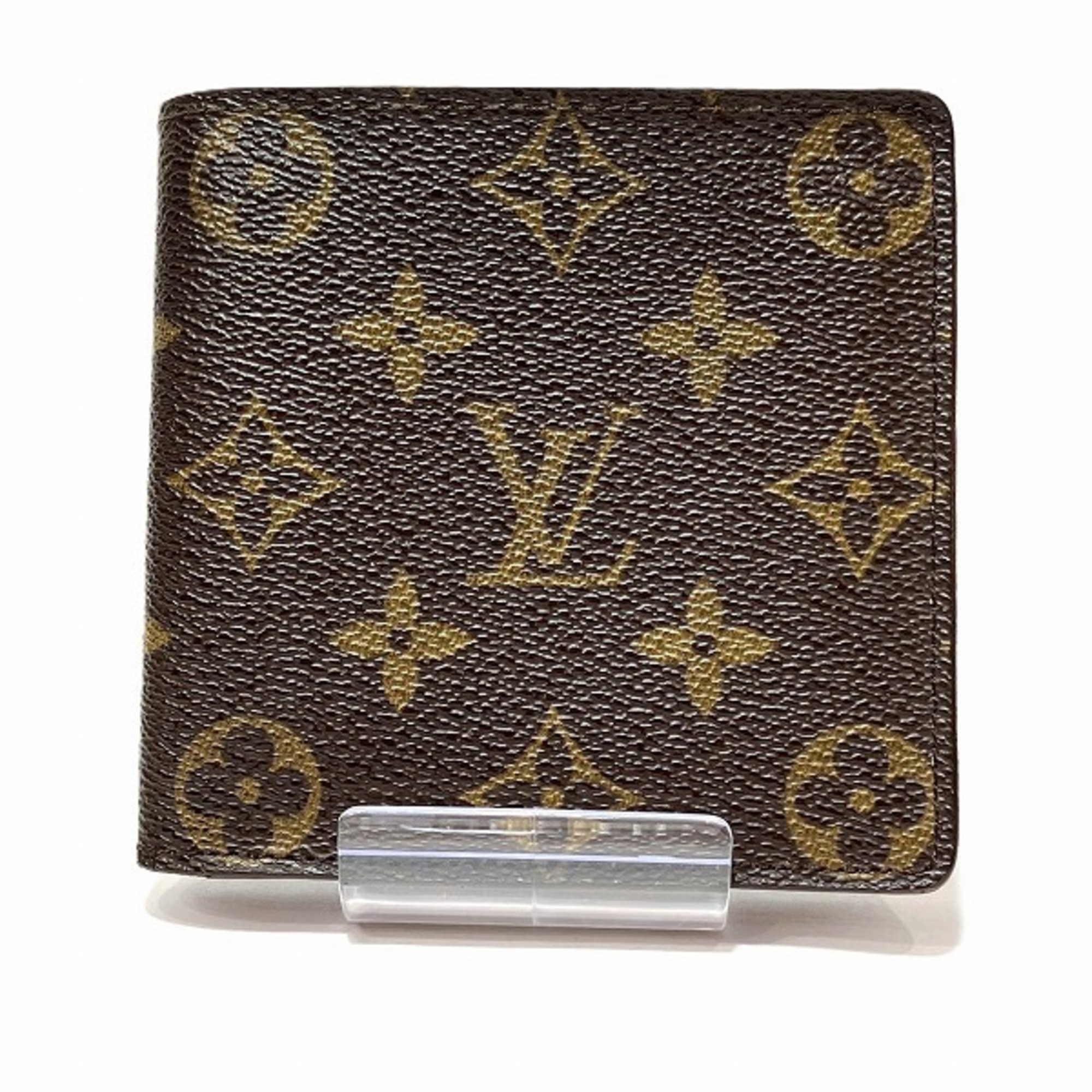 Louis Vuitton Monogram Portefeuille Marco M61675 Bi-fold Wallet for Men and Women