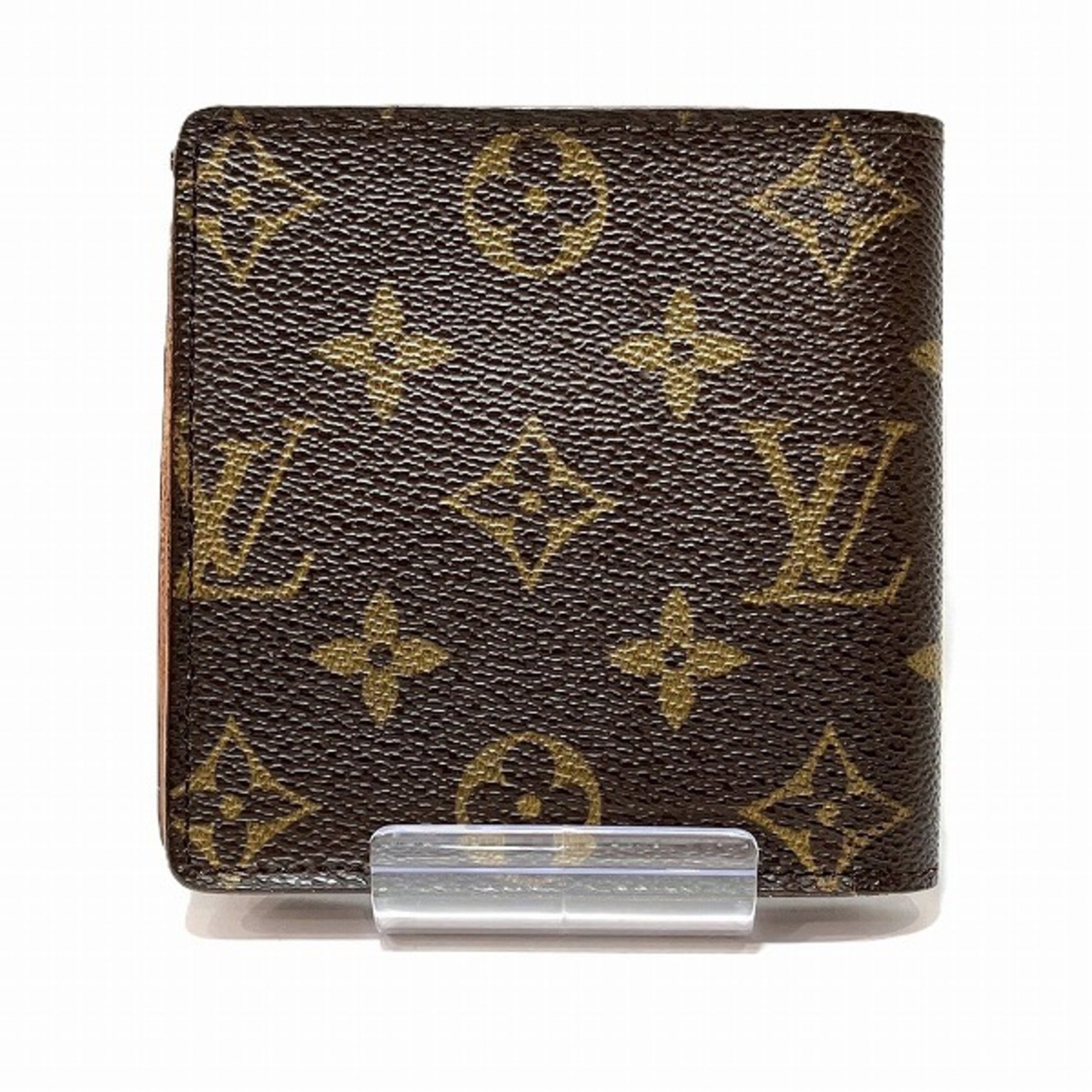 Louis Vuitton Monogram Portefeuille Marco M61675 Bi-fold Wallet for Men and Women