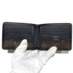 Louis Vuitton Monogram Macassar Portefeuille Gaspar M93801 Bi-fold Wallet for Men