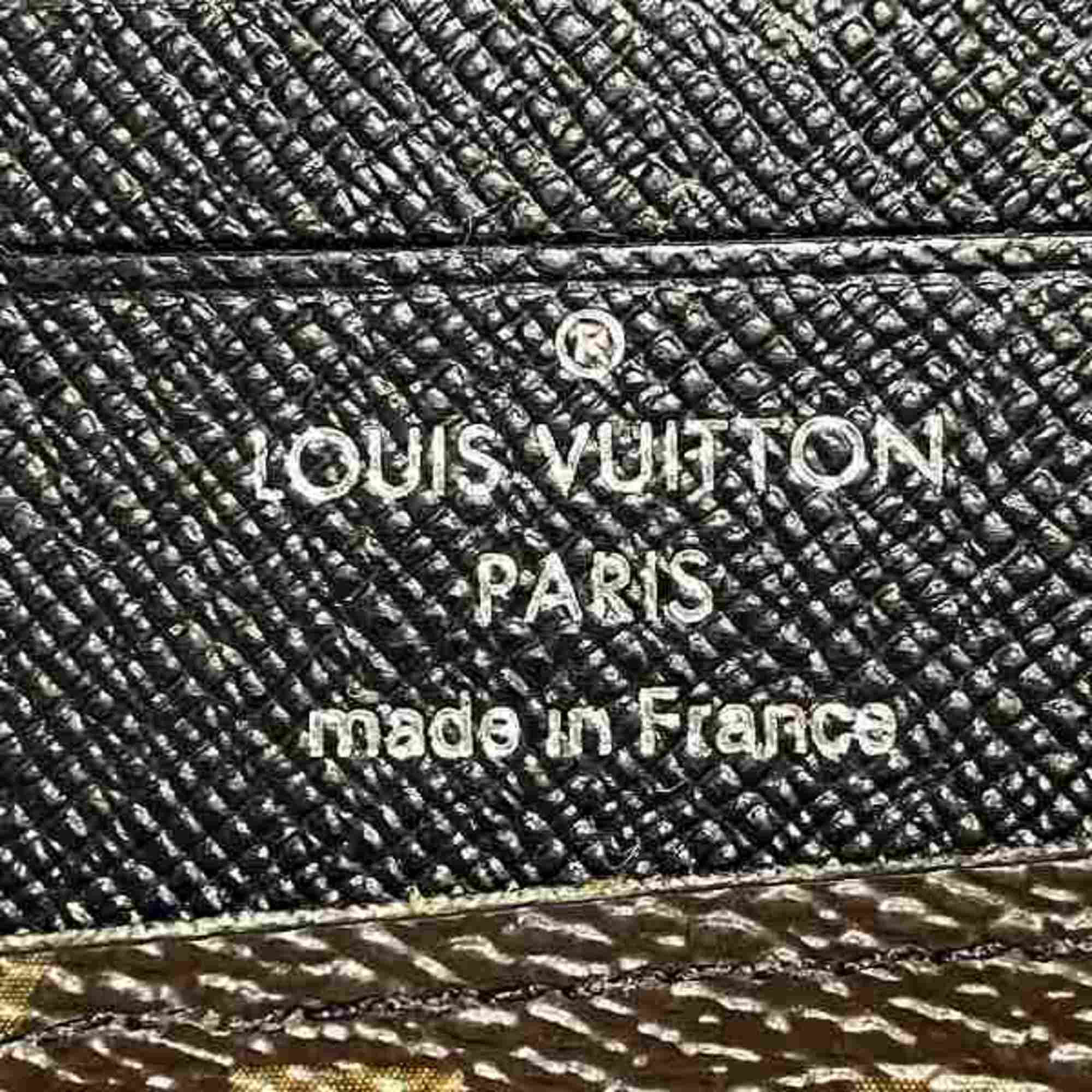 Louis Vuitton Monogram Macassar Portefeuille Gaspar M93801 Bi-fold Wallet for Men