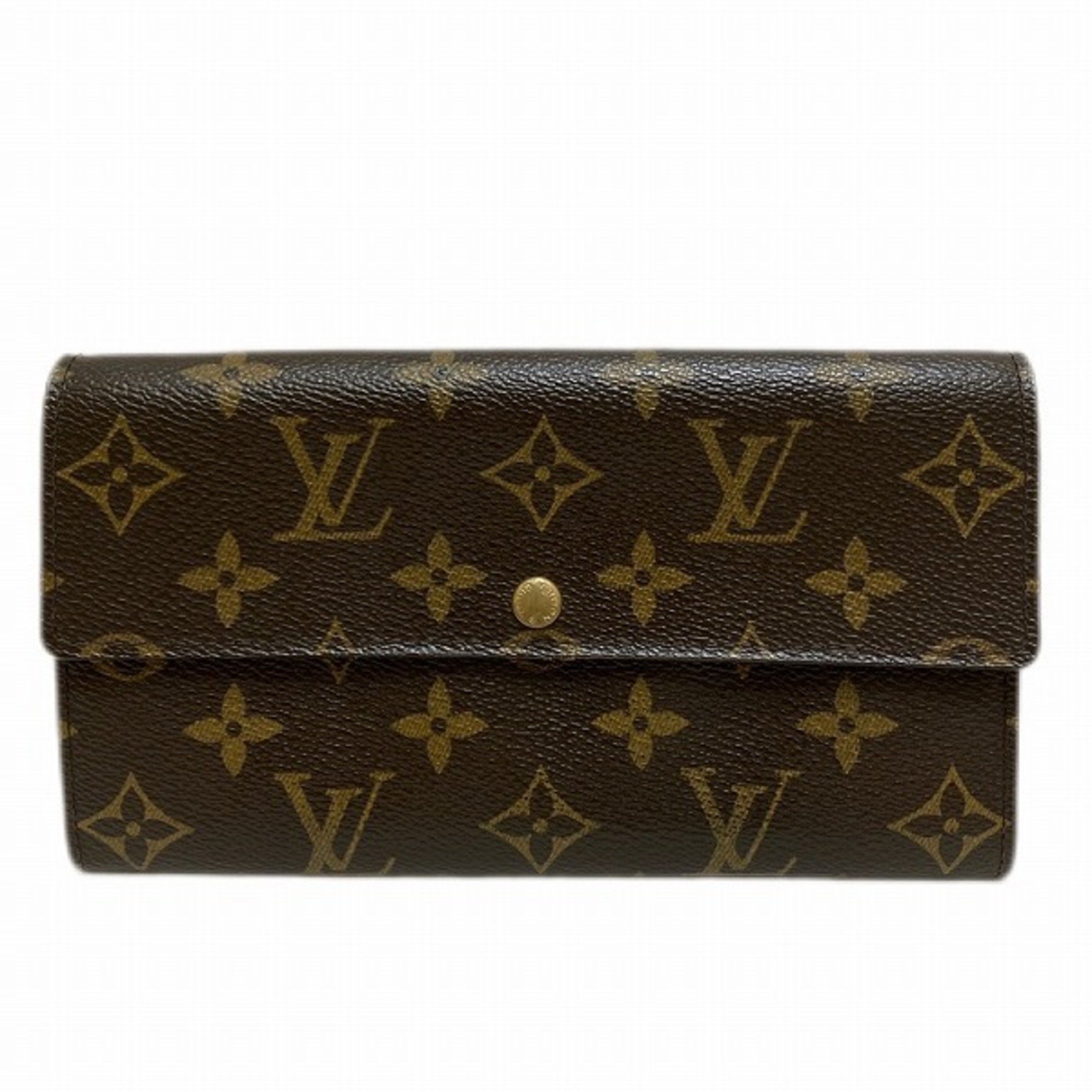 Louis Vuitton Monogram Portefeuille Sarah Pochette Portemonnay Credit M61726 Wallet Long Men's Women's