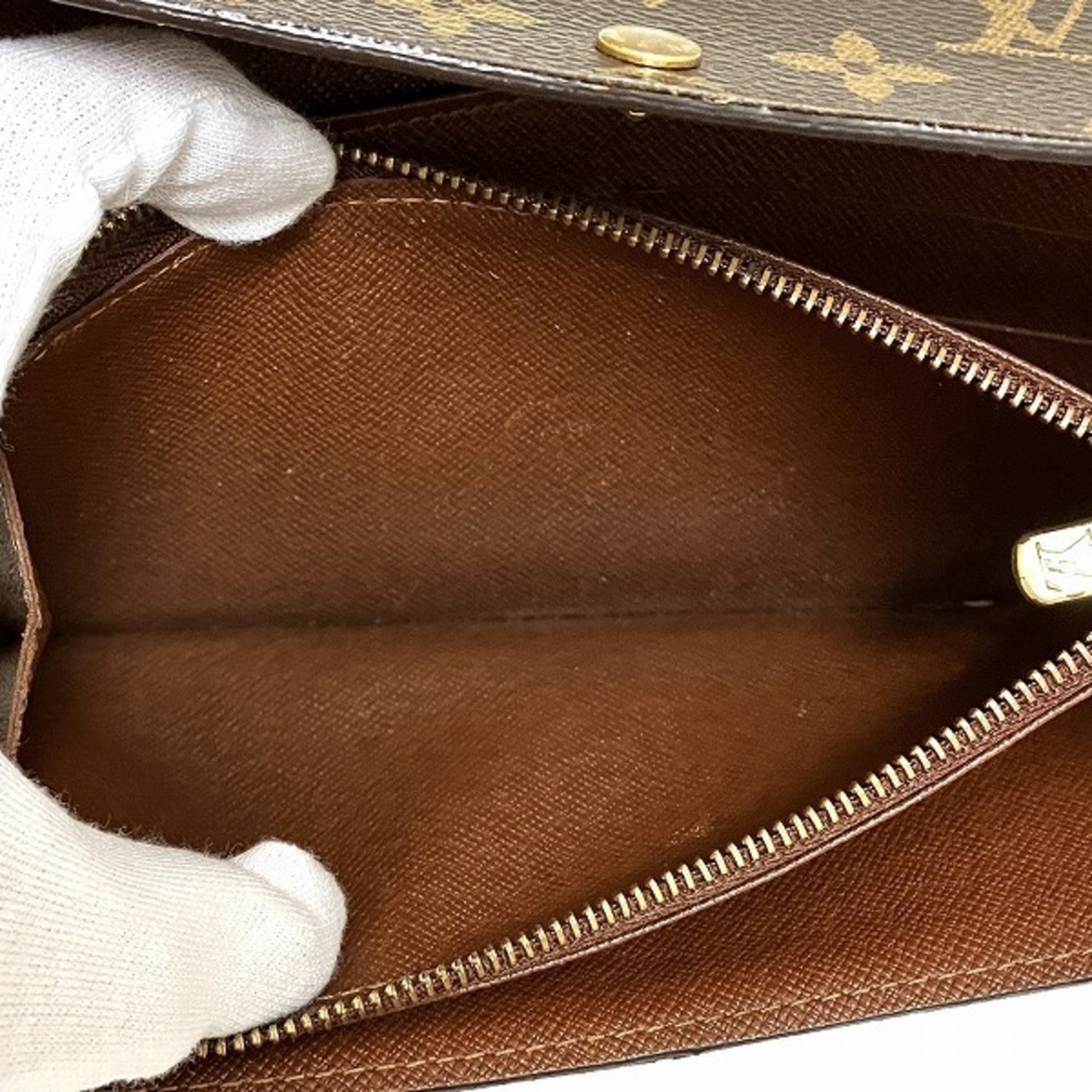 Louis Vuitton Monogram Portefeuille Sarah Pochette Portemonnay Credit M61726 Wallet Long Men's Women's