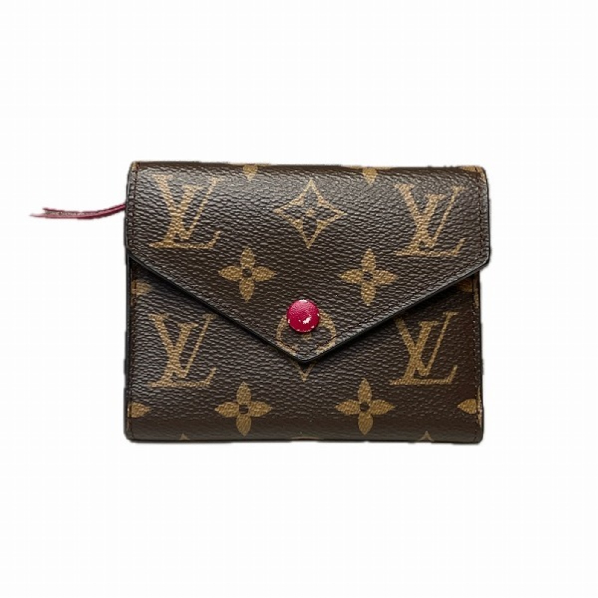 Louis Vuitton Monogram Portefeuille Victorine M41938 Tri-fold Wallet for Women