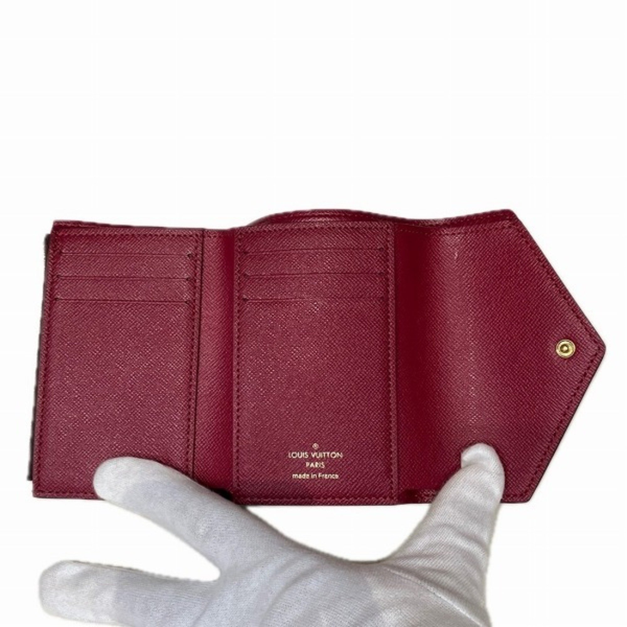 Louis Vuitton Monogram Portefeuille Victorine M41938 Tri-fold Wallet for Women