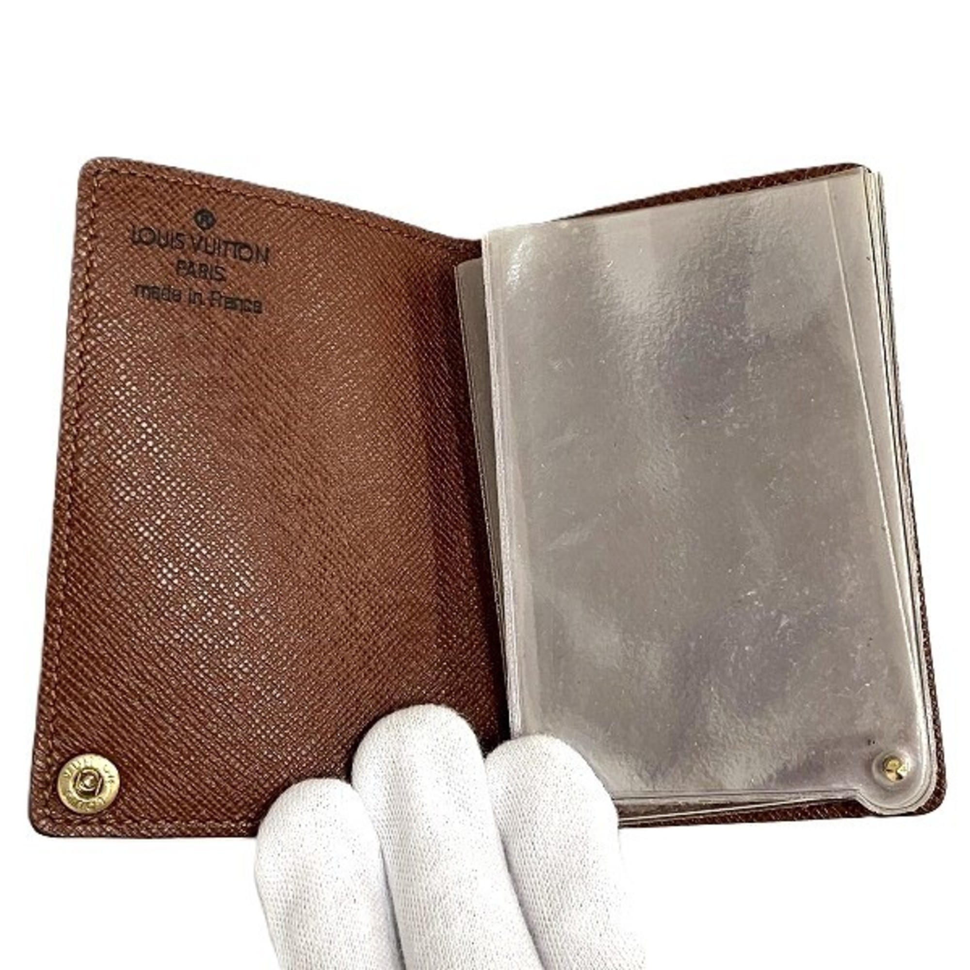 Louis Vuitton Monogram Porte Carte Credit Pression M60937 Accessories Business Card Holders and Cases for Men Women