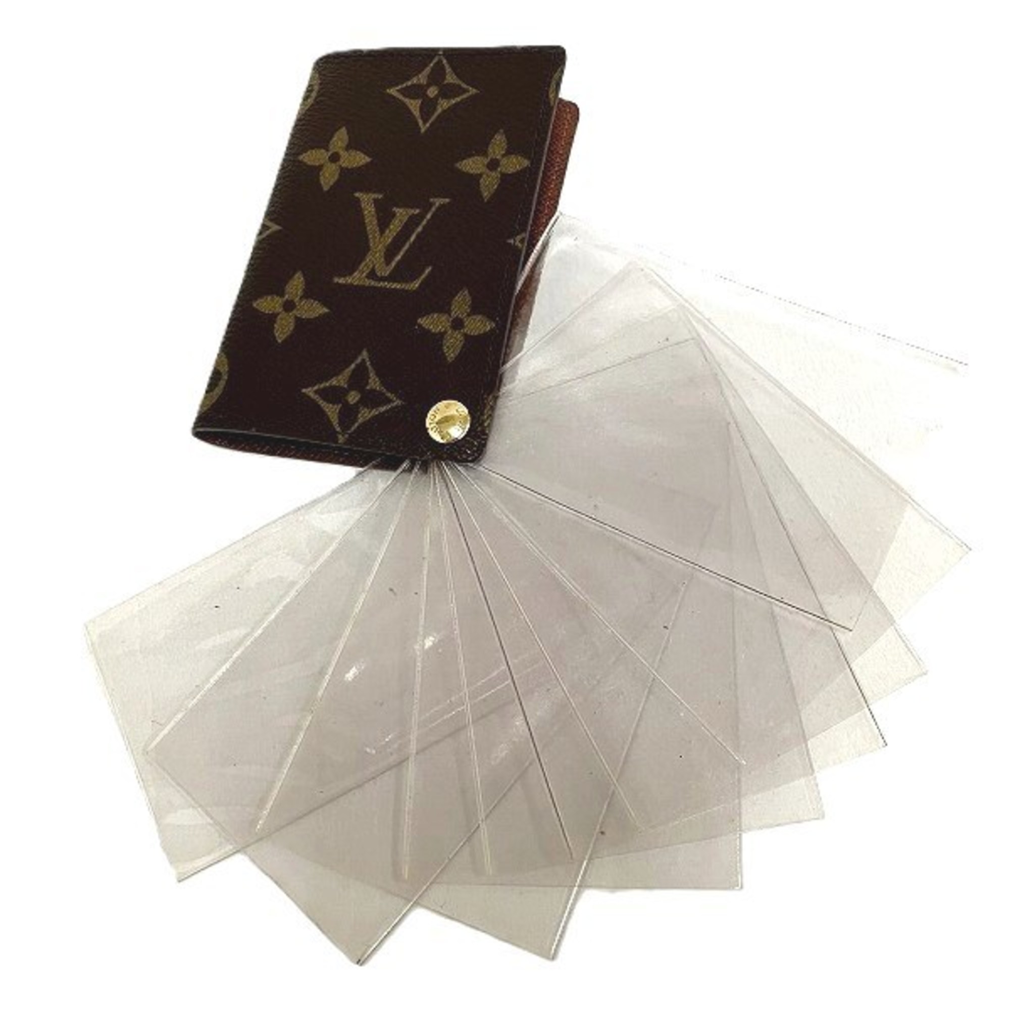 Louis Vuitton Monogram Porte Carte Credit Pression M60937 Accessories Business Card Holders and Cases for Men Women