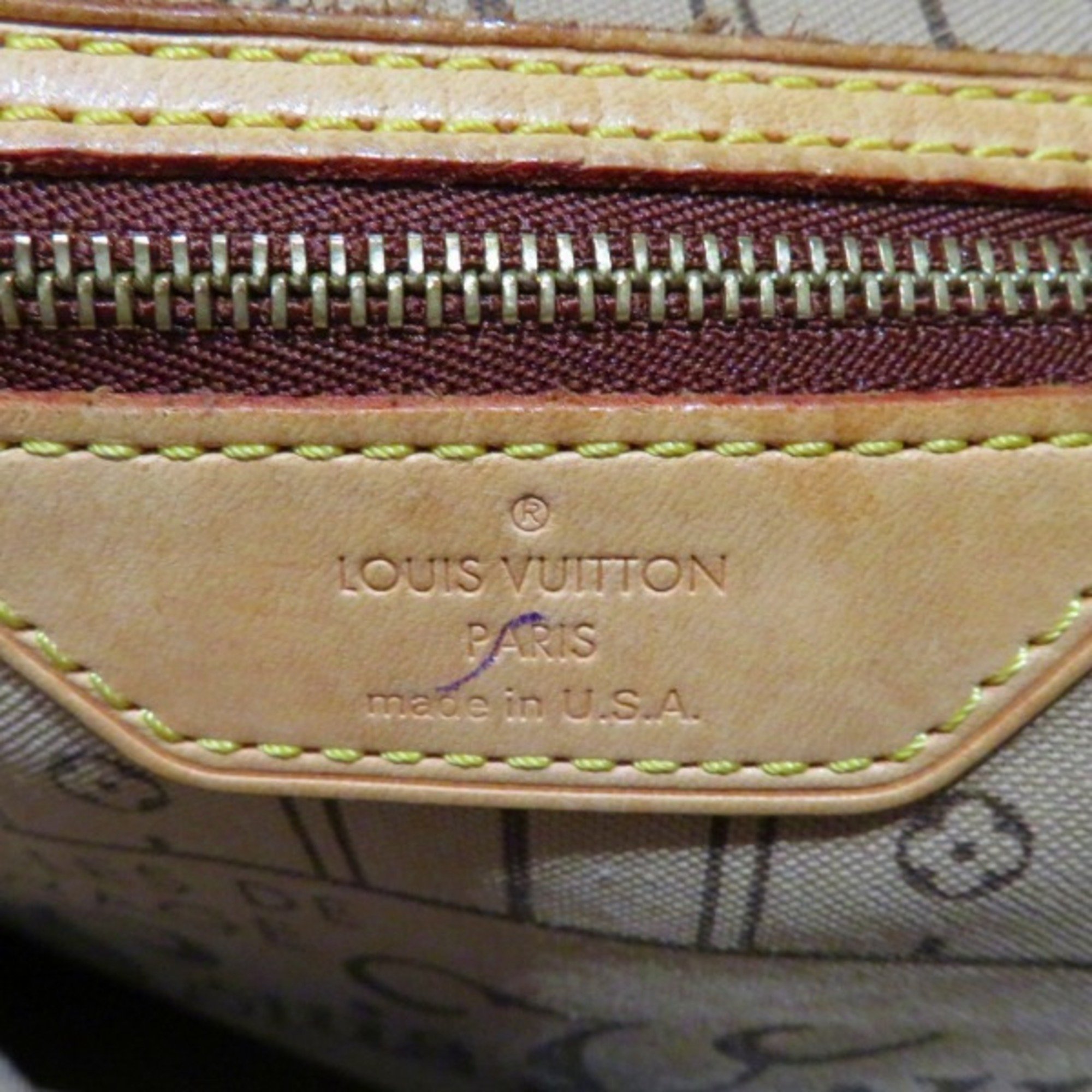 Louis Vuitton Monogram Neverfull MM M40156 Bag Tote Shoulder Women's