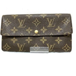 Louis Vuitton Monogram Pochette Portemonnay Credit M61725 Long Wallet Bi-fold Men's Women's