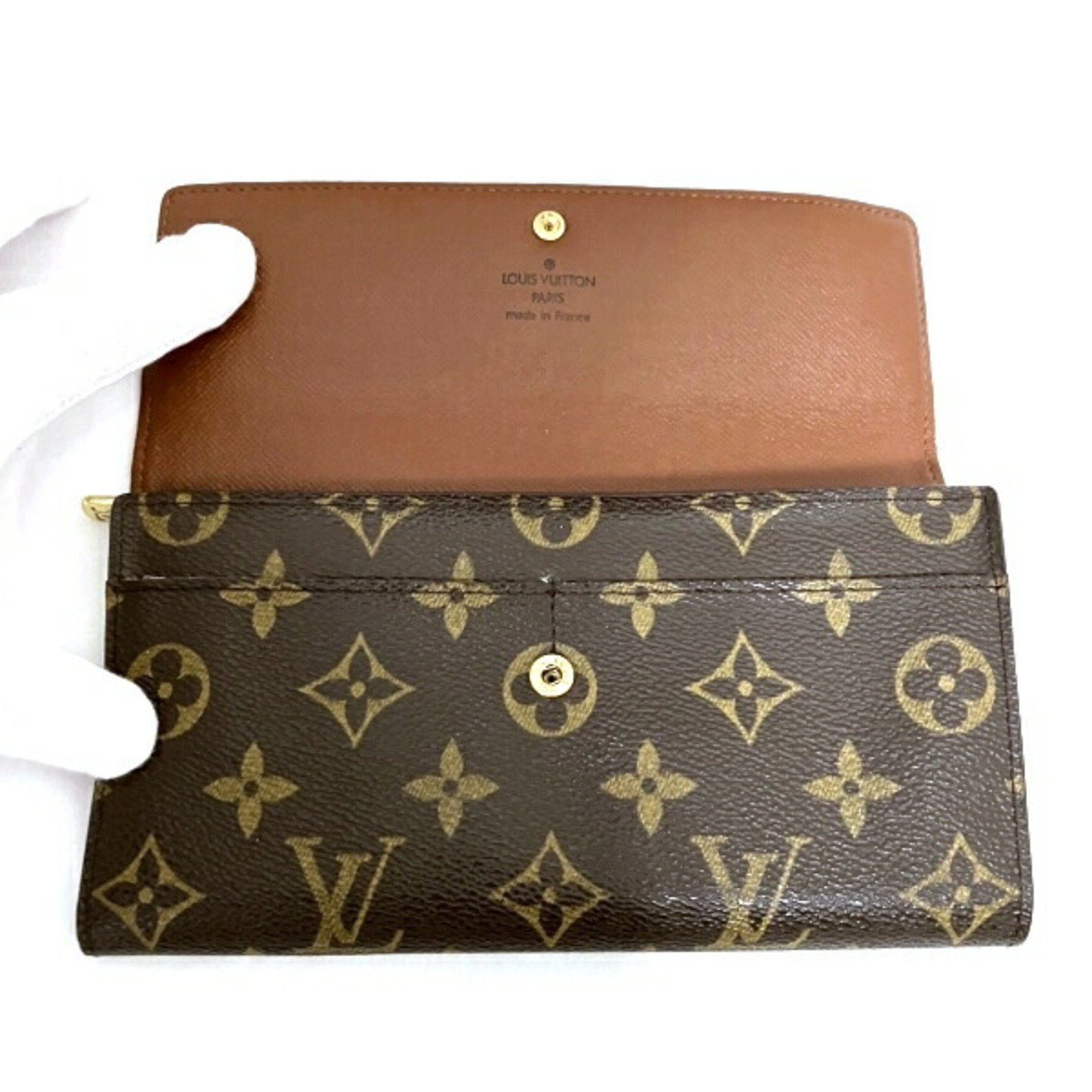 Louis Vuitton Monogram Pochette Portemonnay Credit M61725 Long Wallet Bi-fold Men's Women's