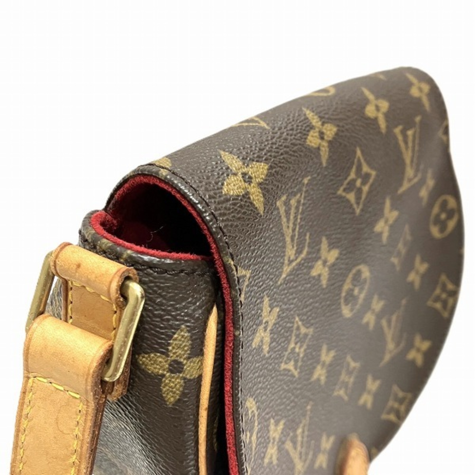 Louis Vuitton Monogram Tan Blanc M51179 Bag Shoulder Women's