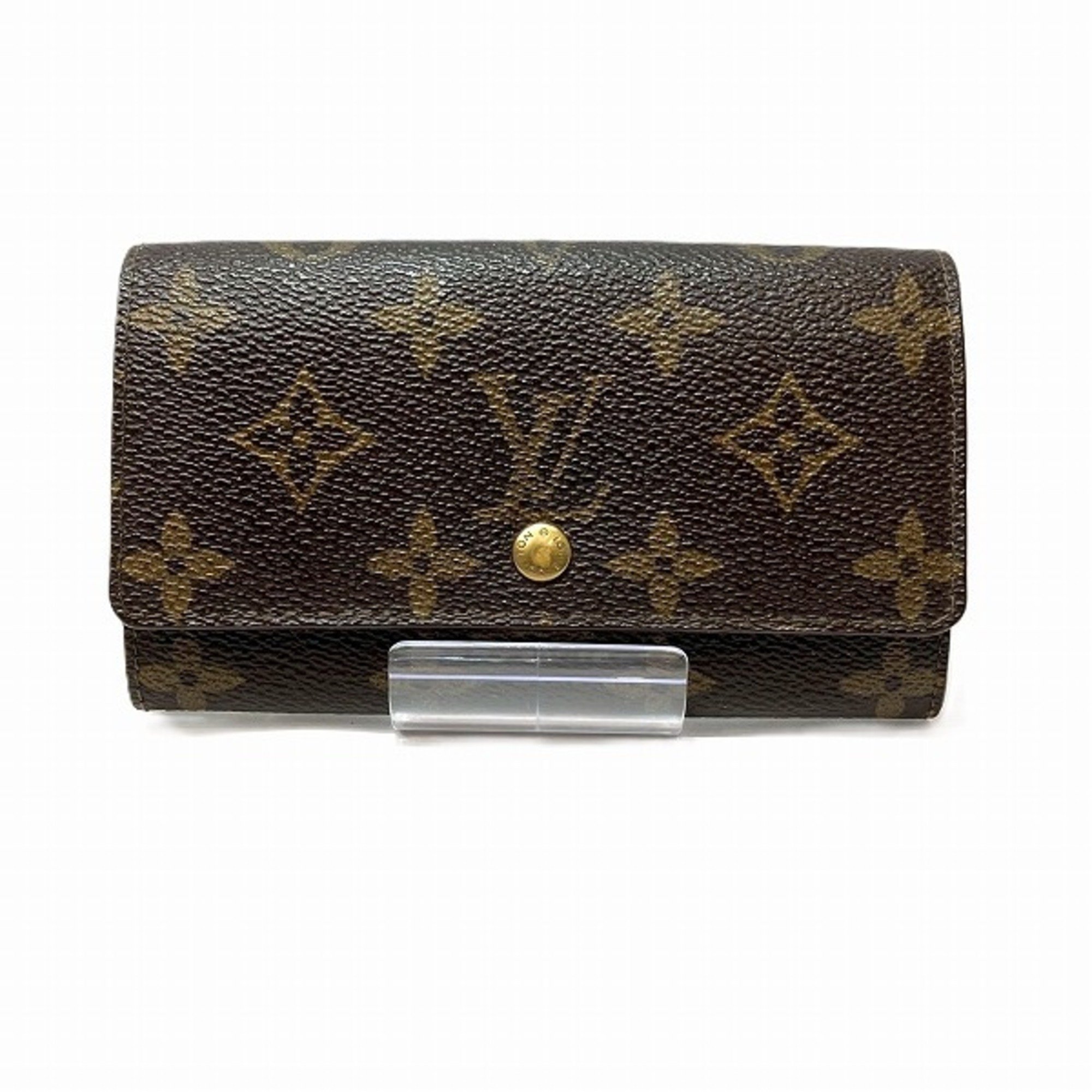 Louis Vuitton Monogram Porto Mone Zip M61735 Long Wallet for Men and Women