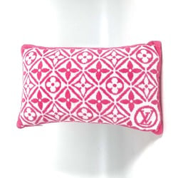 LOUIS VUITTON M01371 Beach Cushion Monogram Flower Tile Pillow Cotton Women's Pink