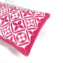 LOUIS VUITTON M01371 Beach Cushion Monogram Flower Tile Pillow Cotton Women's Pink