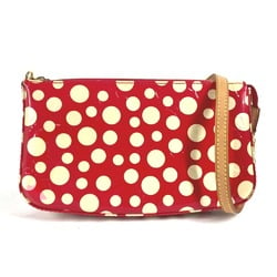 LOUIS VUITTON M91428 Vernis Yayoi Kusama Collaboration Dot Infinity Pochette Accessory Pouch Shoulder Bag Patent Leather Women's Red