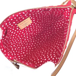 LOUIS VUITTON M91428 Vernis Yayoi Kusama Collaboration Dot Infinity Pochette Accessory Pouch Shoulder Bag Patent Leather Women's Red