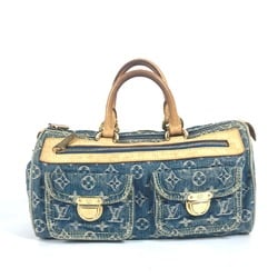 LOUIS VUITTON M95019 Monogram Denim Neo Speedy Boston Bag Handbag Women's Blue