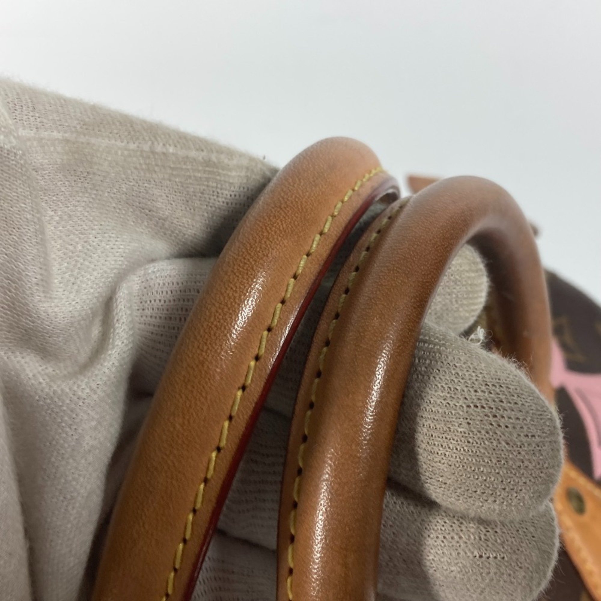 LOUIS VUITTON M41989 Monogram Bay Speedy 30 Boston Bag Chain Handbag Canvas Women's Brown