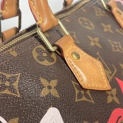 LOUIS VUITTON M41989 Monogram Bay Speedy 30 Boston Bag Chain Handbag Canvas Women's Brown