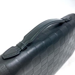 LOUIS VUITTON N61254 Damier Infini Zippy XL Clutch Bag Long Wallet Leather Men's Noir Black