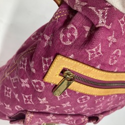 LOUIS VUITTON M95210 Monogram Denim Baggy GM Bag Shoulder Women's Pink